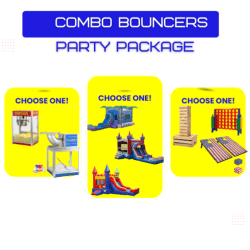 COMBO BOUNCERS PARTY PACKAGE